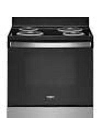 Whirlpool *WFC315S0JS 30-in 4 Elements 4.8-cu ft Self-Cleaning Freestanding Electric Range (Stainless Steel)