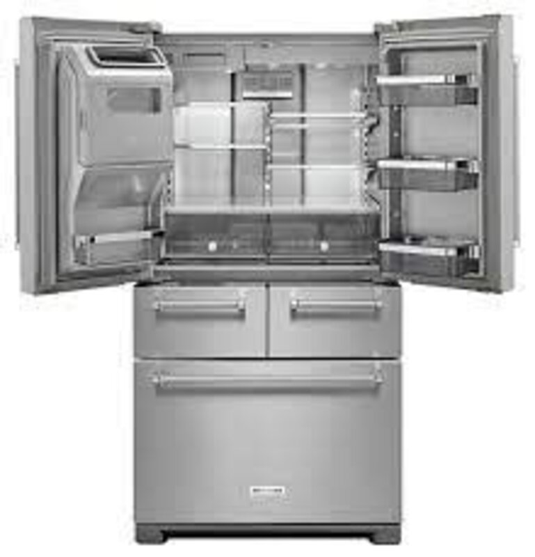 Kitchenaid *KRMF706ESS  25.8 Cu. Ft. 36" Multi-Door Freestanding Refrigerator with Platinum Interior Design - Stainless Steel