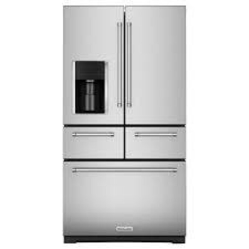 Kitchenaid *KRMF706ESS  25.8 Cu. Ft. 36" Multi-Door Freestanding Refrigerator with Platinum Interior Design - Stainless Steel