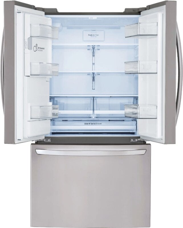 LG *LFXS26973S 26.2 cu. ft. French Door Smart Refrigerator with Wi-Fi Enabled in Stainless Steel