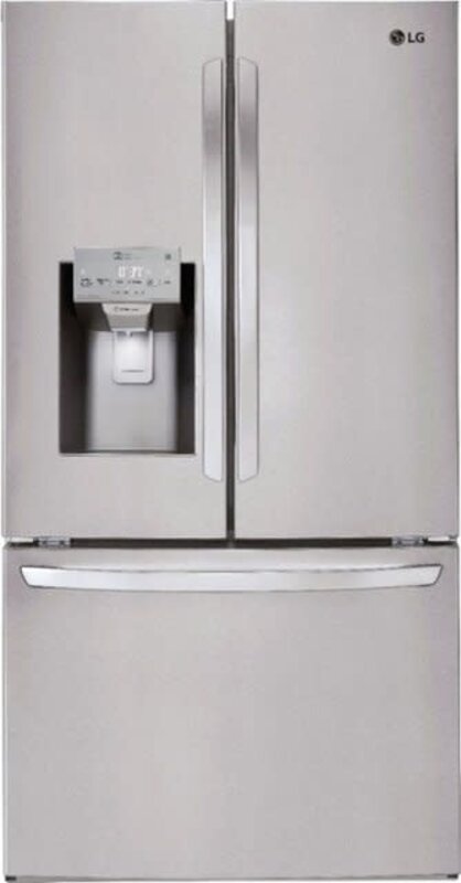 LG *LFXS26973S 26.2 cu. ft. French Door Smart Refrigerator with Wi-Fi Enabled in Stainless Steel