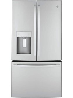 GE GYE22GYNFS *22.1 cu. ft. French Door Refrigerator in Fingerprint Resistant Stainless Steel, Counter Depth and ENERGY STAR
