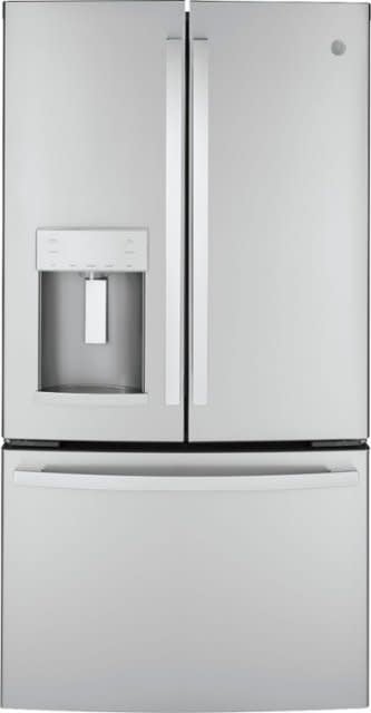 GE * GE GYE22GYNFS  22.2-cu ft Counter-depth French Door Refrigerator with Ice Maker (Fingerprint-resistant Stainless Steel) ENERGY STAR