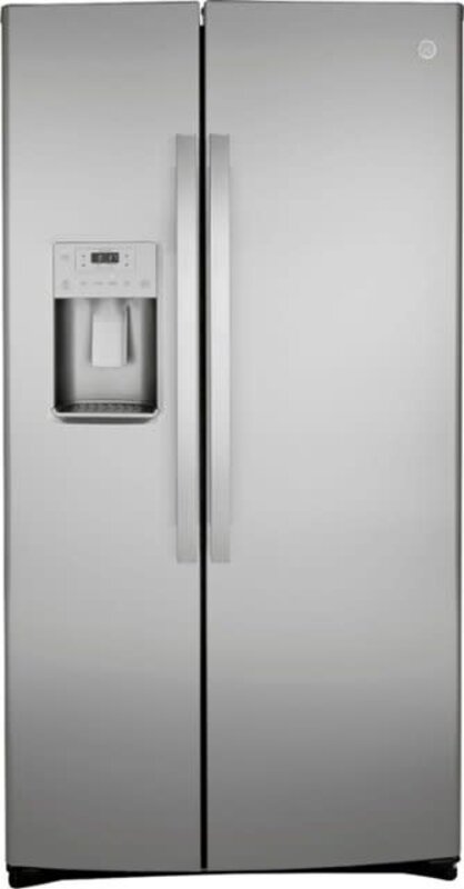 GE *GSS25IYNFS 25.1 cu. ft. Side by Side Refrigerator in Fingerprint Resistant Stainless Steel