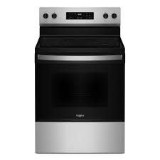 Whirlpool *WFES3030RS 30 in. 4 Elements Freestanding Electric Range in Stainless Steel with Thermal