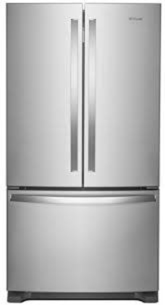 Whirlpool *WRF540CWHZ 20 cu. ft. French Door Refrigerator in Fingerprint Resistant Stainless Steel with Internal Water Dispenser Counter Depth