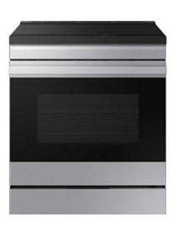 Samsung *NSI6DG9500SR  Bespoke 30-in 4 Burners 6.3-cu ft Self and Steam Cleaning Air Fry Convection Oven Slide-in Smart Induction Range (Stainless Steel)