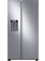 Samsung *RS27T5200SR 24 -cu ft Side-by-Side Refrigerator with Ice Maker (Fingerprint Resistant Stainless Steel)
