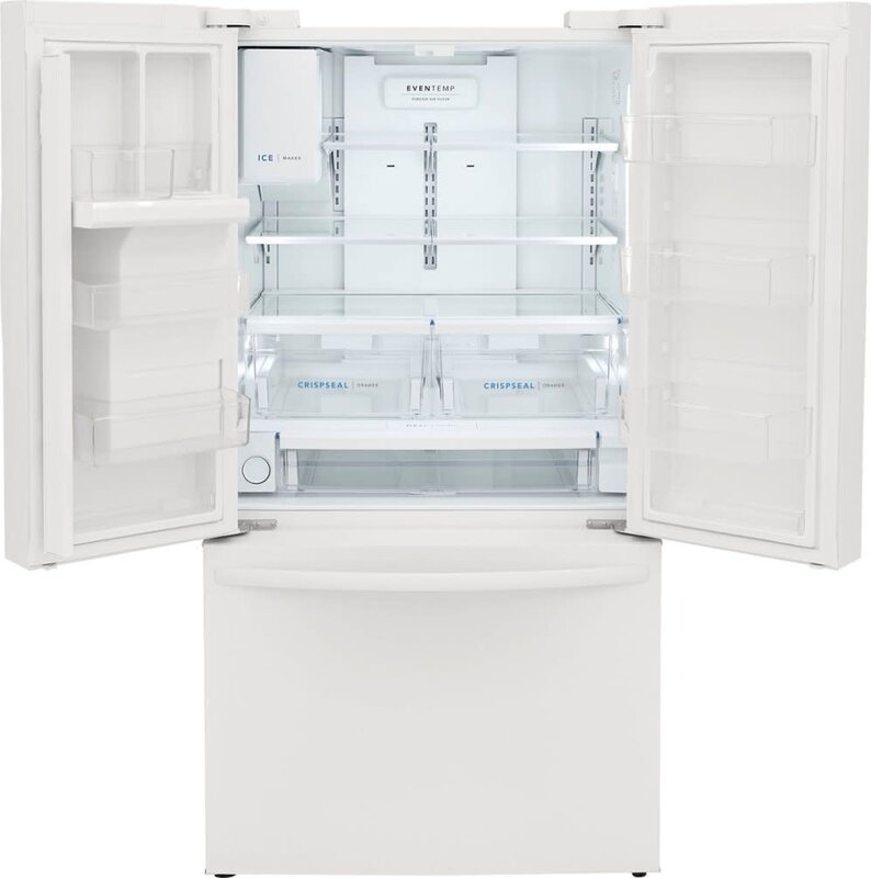 Frigidaire *FRFS2823AW  27.8-cu ft French Door Refrigerator with Ice Maker (White) ENERGY STAR