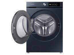 Samsung *WF46BB6700AV Bespoke 4.6-cu ft High Efficiency Stackable Steam Cycle Smart Front-Load Washer (Brushed Black)