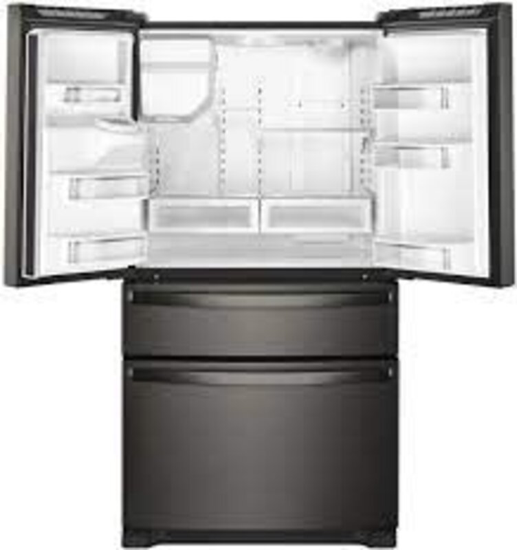 Whirlpool *WRX735SDHV 25 cu. ft. French Door Refrigerator in Fingerprint Resistant Black Stainless