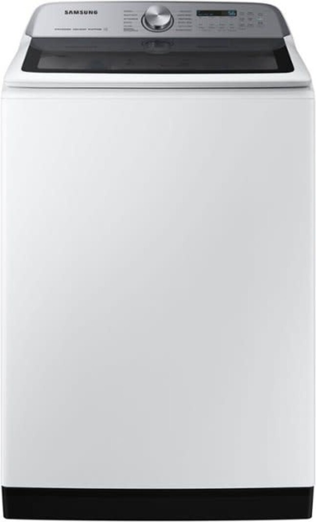 Samsung *WA55CG7100AW 5.5 cu.ft. Extra-LarCapacity Smart Top Load Washer with Super Speed in White