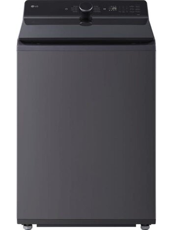 LG *WT8400CB 5.5 cu. ft. SMART Top Load Washer in Matte Black with Impeller, Easy Unload and TurboWash3D Technology