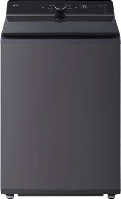 LG *WT8400CB 5.5 cu. ft. SMART Top Load Washer in Matte Black with Impeller, Easy Unload and TurboWash3D Technology