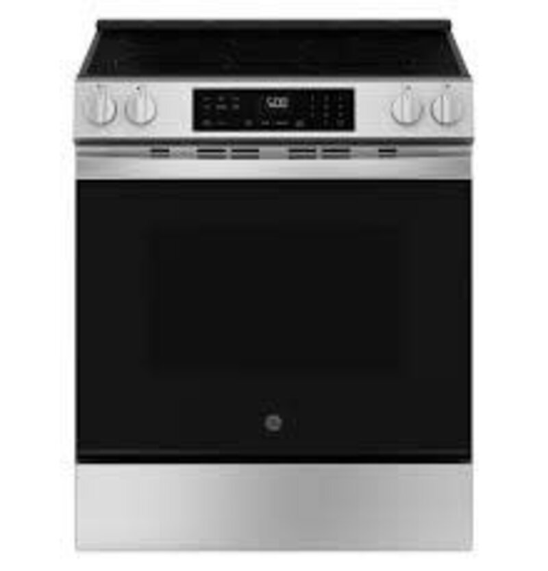GE *GRS500PVSS 30 in. 5 Element Slide-In Electric Range in Stainless Steel with Crisp Mode