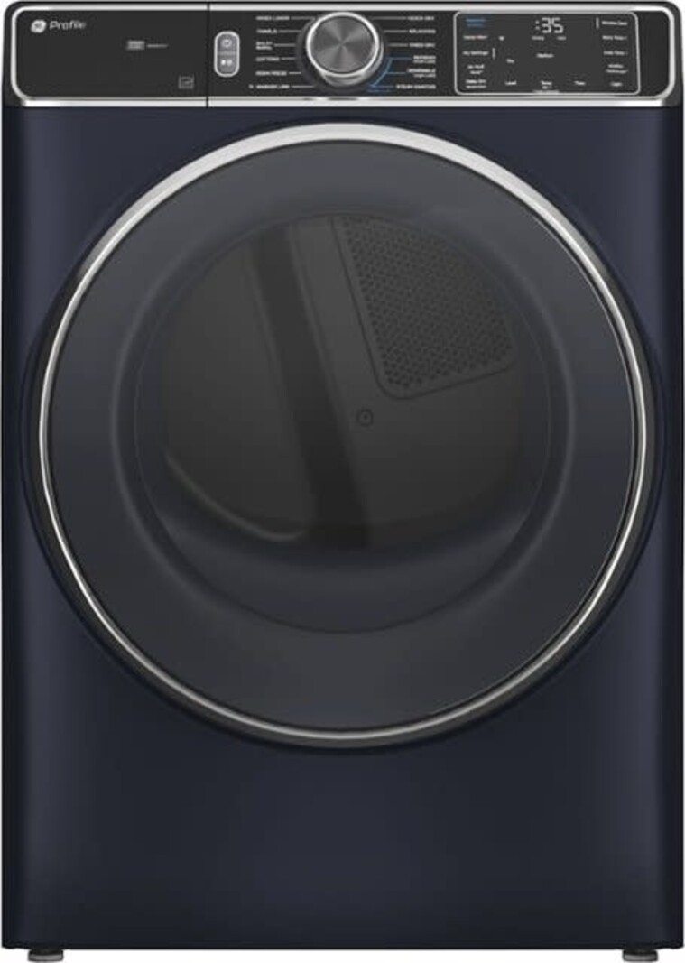 GE *PFD87ESPVRS  7.8 Cu. Ft. Stackable Smart Electric Dryer with Steam and Sanitize Cycle - Sapphire Blue