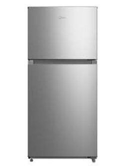 Midea *MRT18D3BST Garage Ready 18.1-cu ft Top-Freezer Refrigerator (Stainless Steel) ENERGY STAR