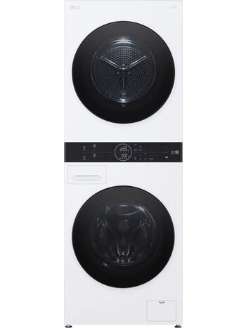 LG *WKHC152HWA  2.4 cu.ft. Front Load Washer and 4.2 cu.ft. Electric Ventless HeatPump™ Dryer