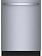 Bosch *SHX78CM5N  800 Series 24" Top Control Smart Built-In Stainless Steel Tub Dishwasher with Flexible 3rd Rack, 42dBA - Stainless Steel