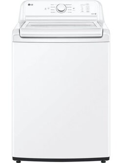 LG *WT6100CW  4.3 Cu. Ft. High-Efficiency Top Load Washer with SlamProof Glass Lid - White