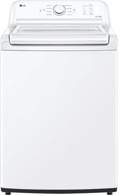 LG *WT6100CW  4.3 Cu. Ft. High-Efficiency Top Load Washer with SlamProof Glass Lid - White