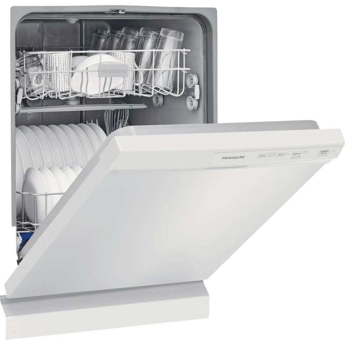 **Frigidaire FFCD2413UW (NIB) 60Decibel Front Control 24in BuiltIn Dishwasher (White) ENERGY