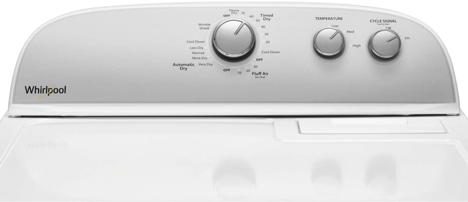 Whirlpool WED4950HW (NIB) 7.0 cu. ft. Top Load Electric Dryer with AutoDry™ Drying System