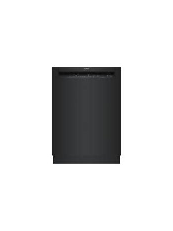 Bosch *SHE3AEM6N 100 Series Front Control 24-in Smart Built-In Dishwasher (Black), 50-dBA
