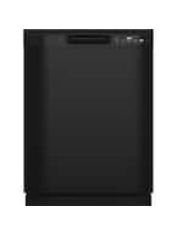 GE *GDF510PGRBB 24 in. Built-In Tall Tub Front Control Black Dishwasher with Dry Boost, 59 dBA