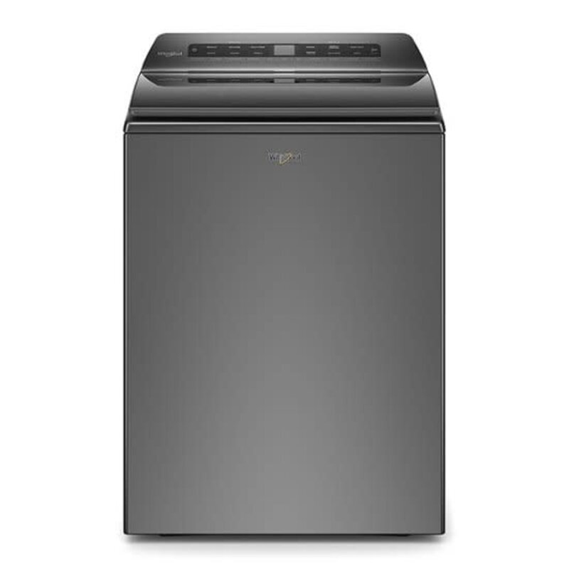 Whirlpool *WTW5105HC 4.7 cu. ft. Top Load Washer with Agitator, Adaptive Wash Technology and Quick Wash Cycle in Chrome Shadow