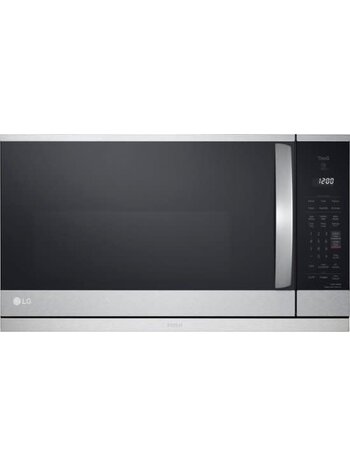 LG *MVEL2125F  2.1 cu. ft. 30 in. Width PrintProof Stainless Steel 1,050-Watt Smart Over-the-Range Microwave Oven with ExtendaVent 2.0