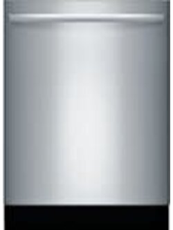 Bosch *SGX78B55UC 800 Series 24" Top Control Smart Built-In Stainless Steel Tub Dishwasher with 3rd Rack and CrystalDry, 42 dBA - Silver