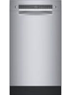 Bosch *SPE53B55UC 300 Series 18" Front Control Smart Built-In Dishwasher with 3rd Rack and 46 dBA - Silver