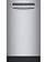Bosch *SPE53B55UC 300 Series 18" Front Control Smart Built-In Dishwasher with 3rd Rack and 46 dBA - Silver