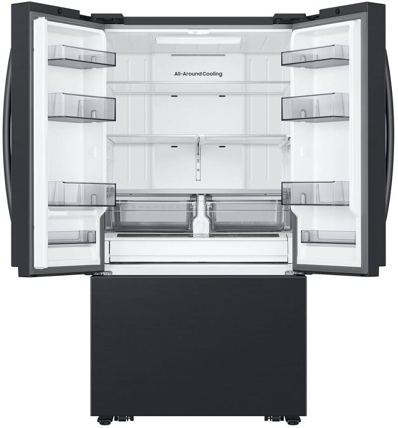 Samsung *RF32CG5100MT  32 cu. ft. Mega Capacity 3-Door French Door Refrigerator with Dual Auto Ice Maker in Matte Black Steel