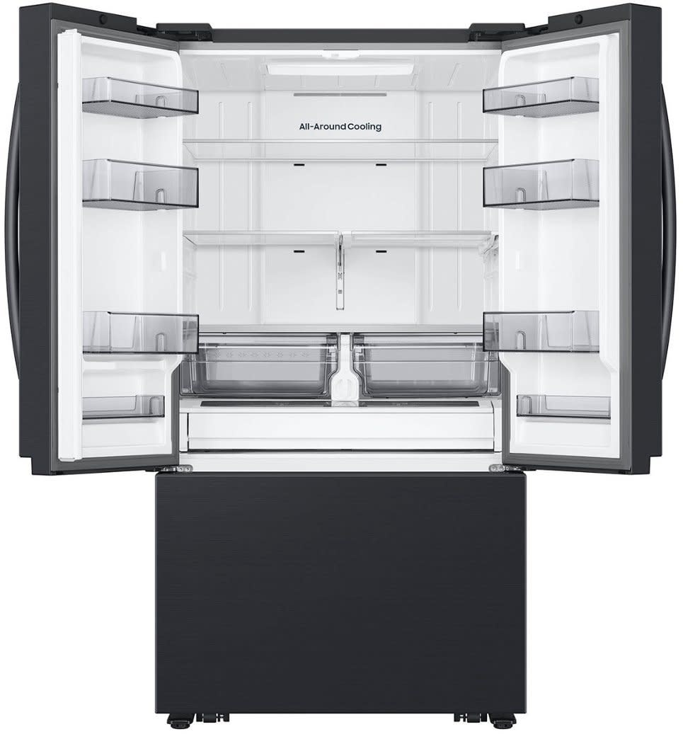Samsung *RF32CG5100MT  32 cu. ft. Mega Capacity 3-Door French Door Refrigerator with Dual Auto Ice Maker in Matte Black Steel