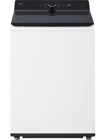 LG *WT8405CW  5.3 cu. ft. SMART Top Load Washer in Alpine White with Agitator, Easy Unload and TurboWash3D Technology