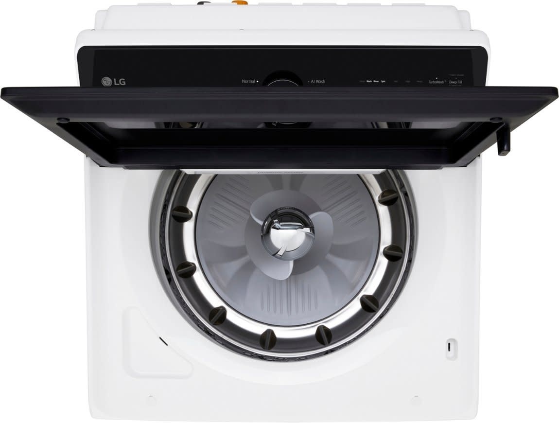 LG *WT8405CW  5.3 cu. ft. SMART Top Load Washer in Alpine White with Agitator, Easy Unload and TurboWash3D Technology