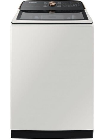 Samsung *WA55CG7500AE  5.5 cu. ft. Extra-LarCapacity Smart Top Load Washer with Auto Dispense System in Ivory