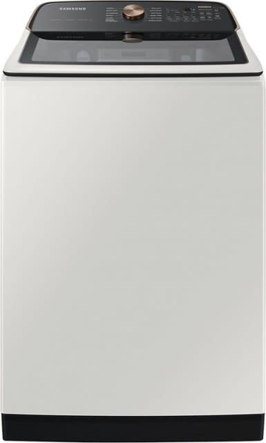 Samsung *WA55CG7500AE  5.5 cu. ft. Extra-LarCapacity Smart Top Load Washer with Auto Dispense System in Ivory