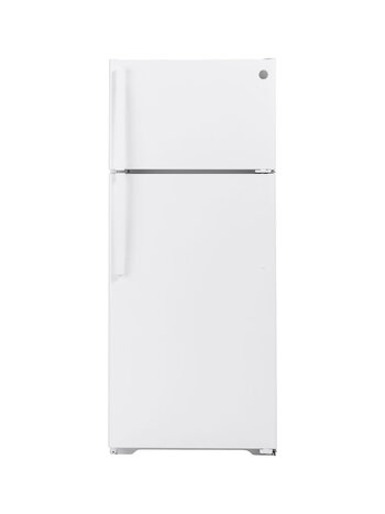 GE *GTS18HGNRWW  17.5 cu. ft. Top Freezer Refrigerator in White