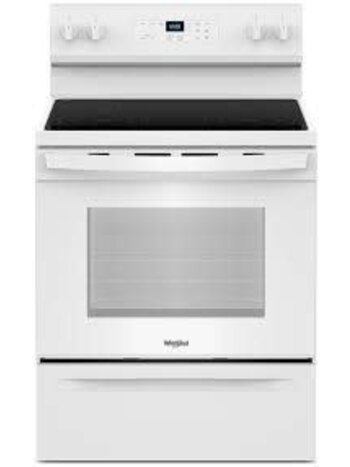 Whirlpool *WFES3030RW 30 in. 4 Burner Element Freestanding Electric Range in White