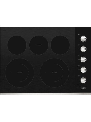 Whirlpool *WCE77US0HS 30" Built-In Electric Cooktop - Stainless Steel
