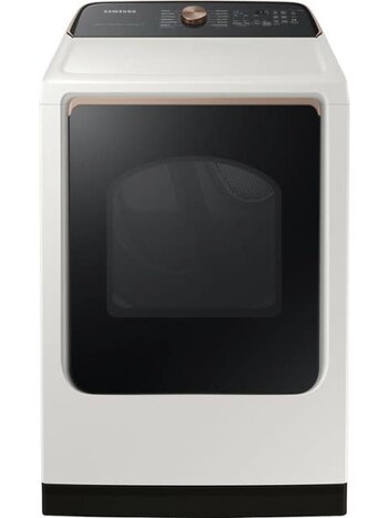 Samsung *DVE55CG7500E  7.4 Cu. Ft. Smart Electric Dryer with Steam and Sensor Dry - Ivory