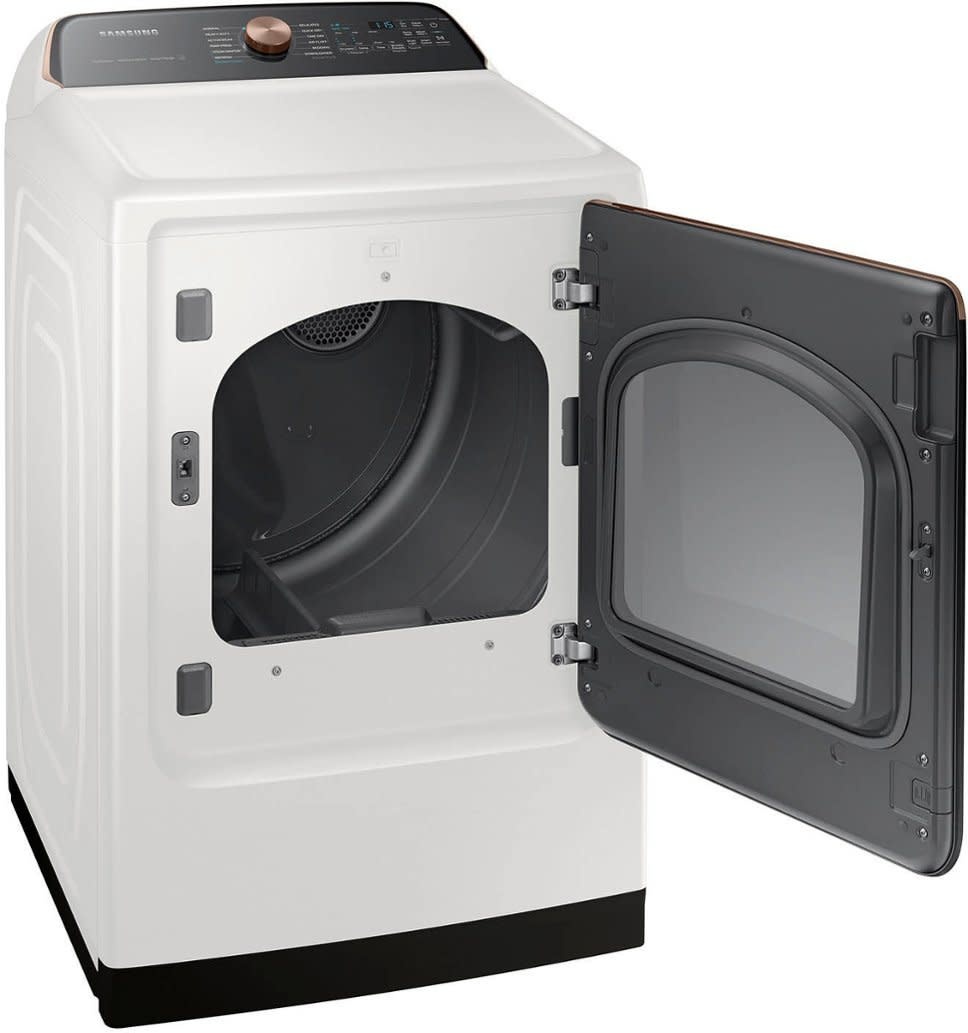 Samsung *DVE55CG7500E  7.4 Cu. Ft. Smart Electric Dryer with Steam and Sensor Dry - Ivory