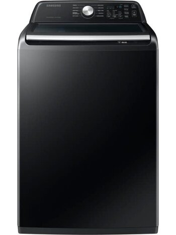 Samsung *WA46CG3505AV 4.6 Cu. Ft. High-Efficiency Smart Top Load Washer with ActiveWave Agitator - Black