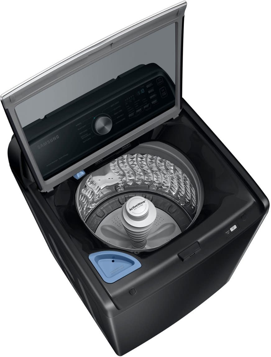 Samsung *WA46CG3505AV 4.6 Cu. Ft. High-Efficiency Smart Top Load Washer with ActiveWave Agitator - Black