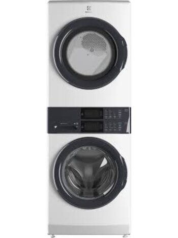 Electrolux ELTE7300AW Laundry Tower Single Unit Front Load 4.4 Cu. Ft. Washer & 8 Cu. Ft. Electric Dryer