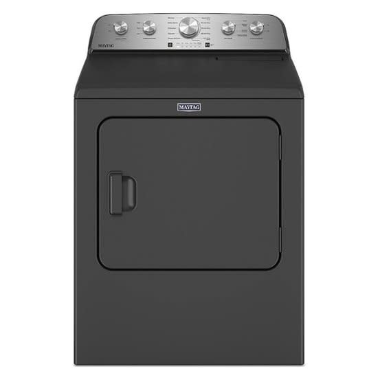 Maytag MED5430PBK (NIB)  7.0 Cu. Ft. Electric Dryer with Steam and Extra Power Button - Volcano Black