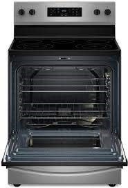 Whirlpool *WFES3330RS  30 in. 5 Burner Element Freestanding Electric Range in Stainless Steel with Thermal